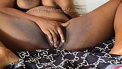 i love this fat african girl's homemade pussy closeup