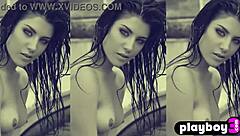 Petite Babes Strip Naked For Playboy Outdoor Poses