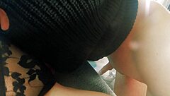 alpha femdom bends male for strap-on ass pounding