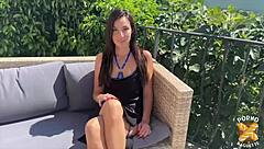 i joined skinny french brunettes sandrillon and mia's lingerie foursome