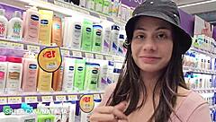 i spot ex-girlfriend at market, pay her bill for quick sex