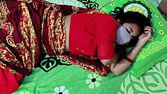 naughty milf in desi saree delivers intense bedroom satisfaction