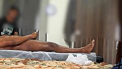 flashing my dick to horny thai massage lady