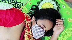 naughty milf in desi saree delivers intense bedroom satisfaction
