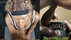 Ebony bombshell tries first-time anal on big black cock shaking that big ass!