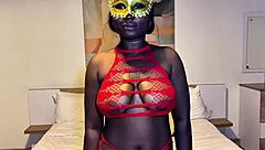 African Double Vaginal Breeding Threesome Huge Cocks