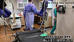 Jasmine Roses' Back Blasted in Nurse's Cum POV