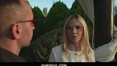 rocco's tempting office secretaries crave his touch