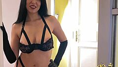 Busty Kira's juicy cunt devours Darrell's throbbing BBC