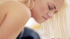 tattooed euro milf cougar jizzed after intense threesome pounding