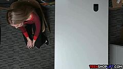 Teen rescues milf from jail after shoplifting