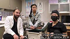 Jasmine Roses' Back Blasted in Nurse's Cum POV