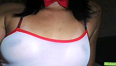 brazilian newbie films taboo scene with hot stud partner