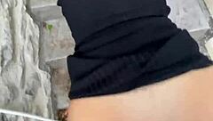 tall tiktok teen flashes public quickie pov fuck