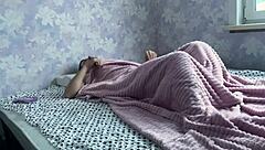 stepdad, i sneaked into your bed for wild young sex fun