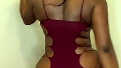 DarkChocolateBarbie's Massive Ebony Ass Shaking Compilation