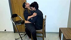aunty enjoys sensual play with young eager guy