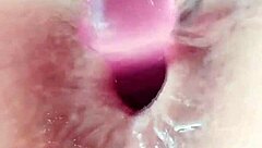 i cum hard from anal toy in wet tight holes