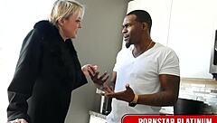 dee williams bounces on rome majors' massive chocolate dick