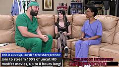 Neighbors first gyno exam spreads Ditria Rose wide open!