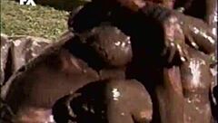 I crave the slick thrill of Latina mud wrestling passion