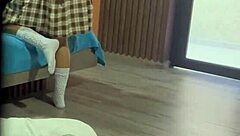 school latina destroys ass with toy for pervy stepdad