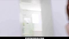 pervmomhd - stepmom joins stepson and redhead teen for hot threesome date pov