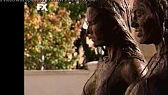 I crave the slick thrill of Latina mud wrestling passion