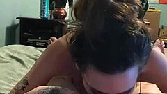 brunette canadian deepthroats with intense eye contact