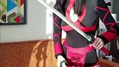 Sexy Chinese Teen Alexandria Teases with Gaping Promos