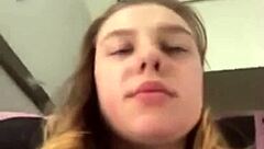 Teen masturbates wet pussy in taxi and mall publicly