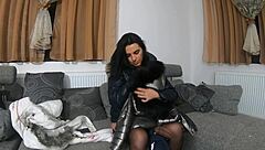 milfycalla masturbates with fur hooded downjackets preview