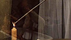 😈 tied up slave gets punished hard by dominant mistress in garage bondage 👅🔥