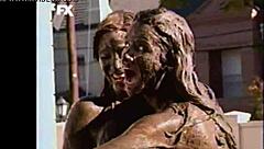I crave the slick thrill of Latina mud wrestling passion