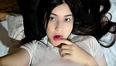 hey watch this curvy latina play with her juicy pussy and big natural tits 😘