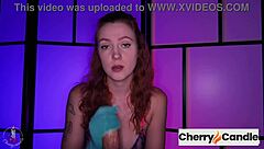 Cherry-candle's gloved pov joi demands your throbbing cock explosion