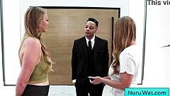skylar snow jasmine daze busty wet nuru massage client watches
