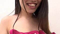 hey, check this cute japanese teen stripping her huge tits at audition