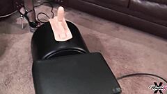 lucky scott rhodes watches maxine x dildo fuck her gaping cunt
