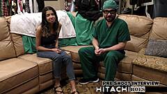 aria nicole, hitachi makes me orgasm so hard with doctor tampa!