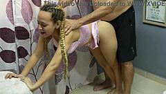 Intensely Horny Watching Curvy Babe Workout Luscious Wet Pussy Part 1