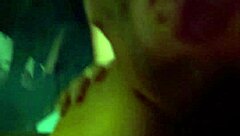 crazy bar girl sucks ass and swallows cum in car!