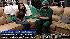 aria nicole, hitachi makes me orgasm so hard with doctor tampa!