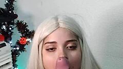 Wellington loses control deepthroat blowjob cums witch mouth Halloween forbidden