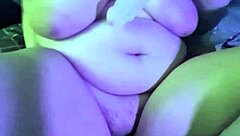 i rub dildo on plump clit and curvy pussy lips