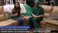 aria nicole, hitachi makes me orgasm so hard with doctor tampa!
