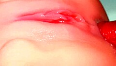 raw cock slides deep into tight ass no condom closeup