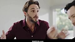 seductress deepthroats cumshots big ass tits spanking scene