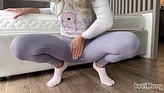 wow leggy skinny teen squirt orgasm compilation in tight leggings