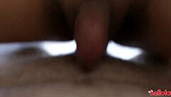 Pretty Slim Thai Ladyboy Sucks Big White Cock Pov